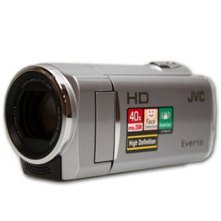 jvc everio gz hm30 hd 40x zoom camcorder silver all brand new factory 