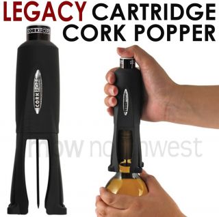 Cork Pops Corkpops Legacy Wine Opener Foil Cutter Includes 1 CO2 New 