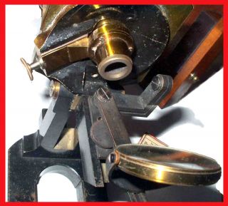  Cased c1880s Carl Zeiss Microscope w Camera Lucida Attachment