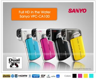 Sanyo Xacti VPC CA100 Camcorder Full HD 1080p C699