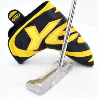 New Yes Pippi 12 Mid C Groove Belly Putter Satin Finish 43 w Cover 