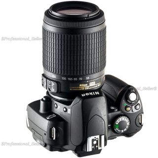 Excellent Nikon D40 SLR Digital DSLR Camera Kit Set 55 200mm VR Zoom 
