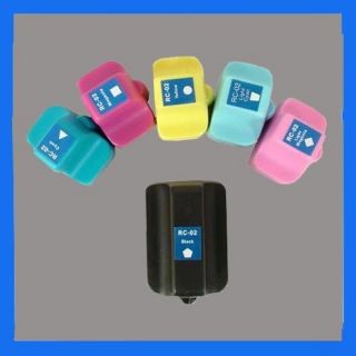 6X HP 02 Ink Cartridges for Photosmart C7280 3310 D7360 D7160 C5180 