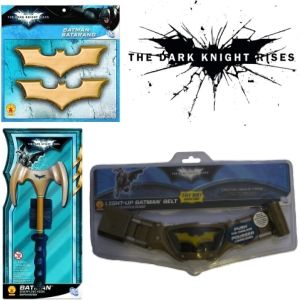 Batman Accessory Set Child Utility Belt Batarangs Grappling Hook Dark 