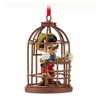 New Authentic Disney Pinocchio Sketchbook Christmas Ornament 
