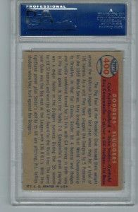   TOPPS DODGERS SLUGGERS #400 PSA 5 EX (1021) SNIDER CAMPANELLA HODGES