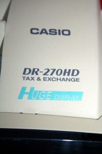 Casio Dr 270HD Huge Display Printing Calculator