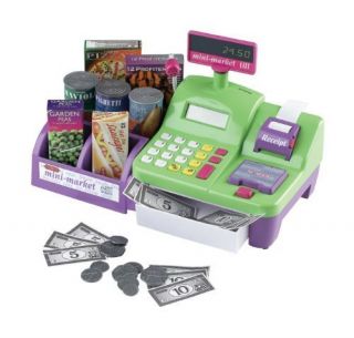   Present Kids Toy Mini Market Kids Cash Register Toy Calculator