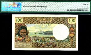 New Caledonia P 63B 100 Francs 1973 Gem UNC PMG66 EPQ