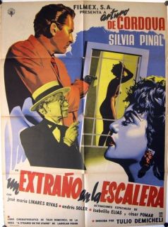 973 Un Extraño En La Escalera Original Mexican Poster