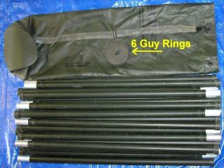 30 Stacking Aluminum 4 Ft. Poles For Field Day Antenna Masts. SPECIAL 