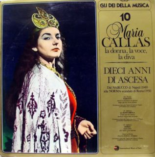 Maria Callas Dieci Anni Di Ascesa LP Mint DMC 10 Italy