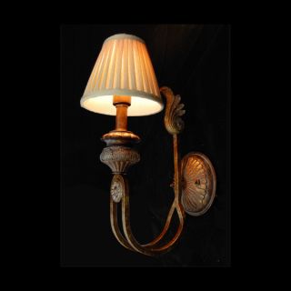 Bell Shaped Fabric Shade Indoor Wall Light Sconce New