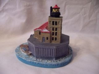 Port Austin Reef Light Michigan Lighthouse Spoontiques Figurine 9034 