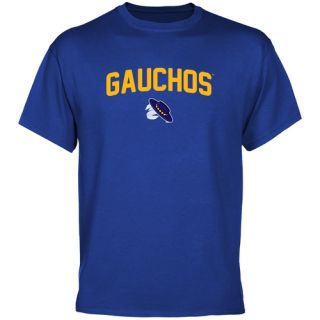 UC Santa Barbara Gauchos Mascot Logo T Shirt Royal Blue