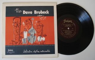 Dave Brubeck Trio Fantasy 3 1 1951 10 DG LP Cal Tjader