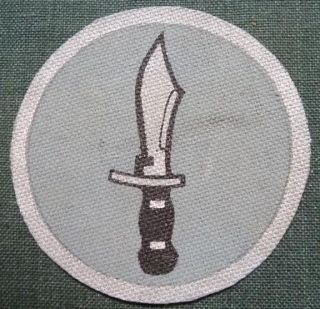 Original WW2 US Army Kiska Task Force Canvas Patch   No Reserve