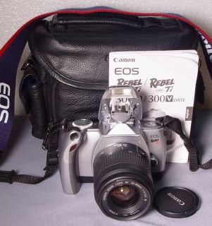CANON EOS REBEL Ti 35mm Film Camera Canon 35 80mm Lens Manual Shoulder 