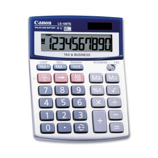 Canon Business Tax Desktop Calculator 10 Character s LCD Solar Battery 