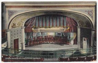 Postcard Stage @ Theatre of Hotel Rider~Cambridge Springs, PA