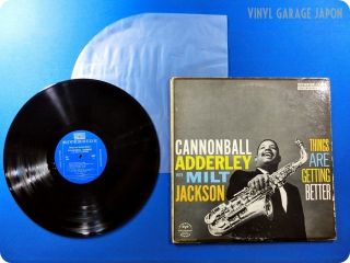 CANNONBALL ADDERLEY with MILT JACKSON Things Are Getting RLP 286 JAZZ 