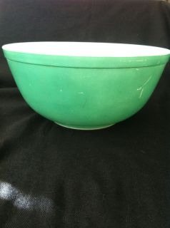 Pyrex Mixing Bowl Vintage Primary Green Complete Your Set