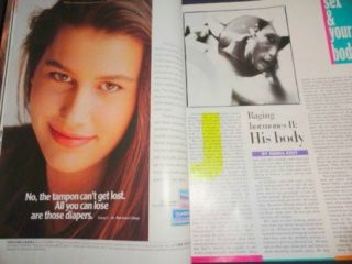 Seventeen 4 1991 Milla Jovovich Naomi Hewitt Couturier Shana Zadrick 