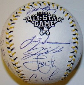 2006 NL All Star Team 27 Signed MLB Baseball Major League Baseball 