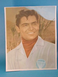 LARRY PENNELL * RIPCORD TV SERIES * VINTAGE CANAL TV COLOR POSTER 8x11 