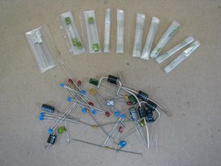 RC Electric Motor Capacitor Assortment Lot Parts Glitch