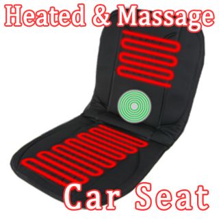 New Car Seat Cushion Heated Massager Switch Type Cigarette 12V HEAT 