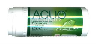 Sugar Free Gum Lotte Acuo Clear Green Mint Flavor for Fresh Breath 