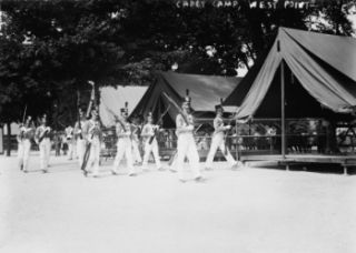 Between 1910 and 1915 Photo Cadet Camp West Point Vintage Black White 