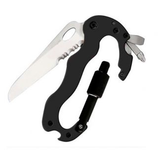Multi Tool Carabiners with Knife Screwdriver Bottle Opener for 
