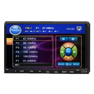 Versio 7 in Dash Double 2 DIN Car DVD CD Player Touch Screen