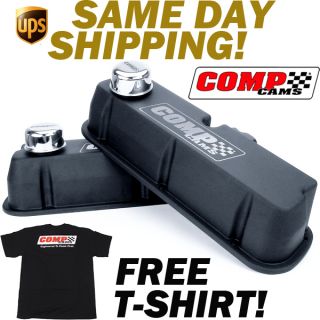 Comp Cams 289 302 351W Ford Black Wrinkle Valve Covers