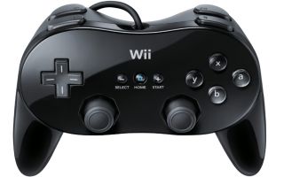 Wii Classic Controller Pro   Black Nintendo DS Computer 