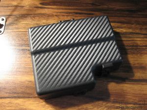 Carbon Fiber Fuse Box Decal by TFB Designs  fits the 2003 2005 Dodge 