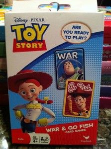 Card Game Toy Story Go Fish War Disney Pixar New in Box 3