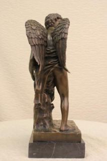 Cupid (Eros) by Canova Solid Bronze Collectible Sculpture Statue Fast 