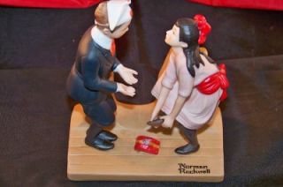 Norman Rockwell First Dance Figure Made in Japan Vintage MIB 