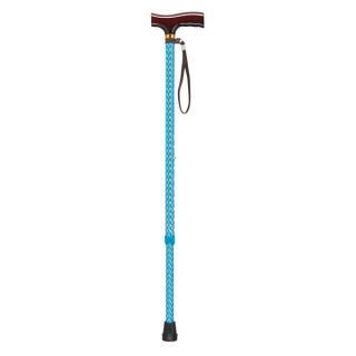 Drive Medical Adjustable Lightweight T Handle Cane with Wrist Strap 