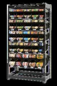   Food Storage Rotation Shelf Harvest 72 w All Small Can Tracks
