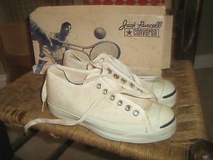 Early Converse Jack Purcell Sneakers Canvas 1972 Sz 3 M