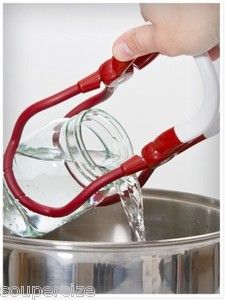   Canning One Handed Jar Lifter Tongs Non Slip Grabber Supplies