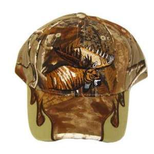Outdoor Brown Camouflage Hat Cap Realtree Camo Moose