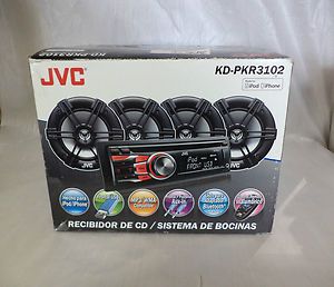 JVC KD R520 CAR STEREO CD RECEIVER /WMA FRONT AND REAR AUX 