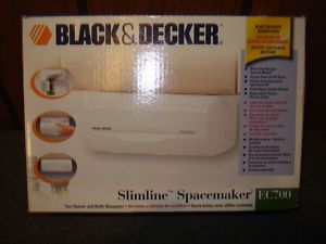 Black Decker Spacemaker Slimline Can Opener White