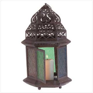 Moroccan Candle Lantern Home & Wedding Decor Tabletop Free Standing or 