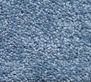 Area Rug Solid Blue Plush Carpet w Binding Heavenly